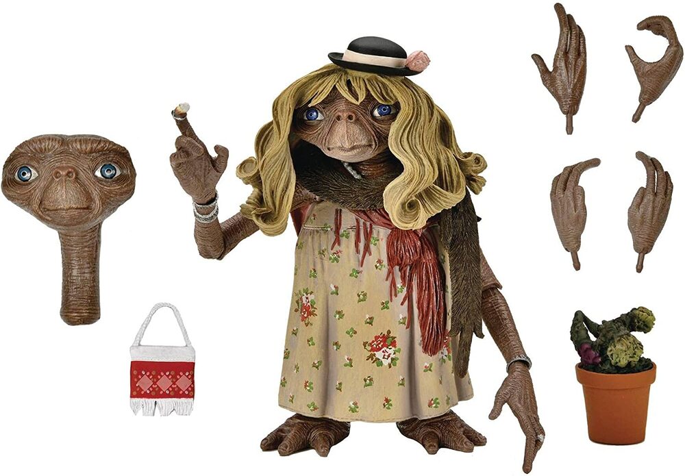 NECA E.T. The Extra-Terrestrial 40th Anniversary Dress Up Action Figure Set